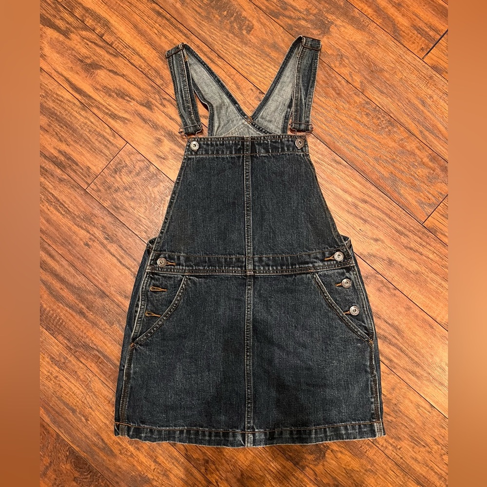 Free People denim overall dress